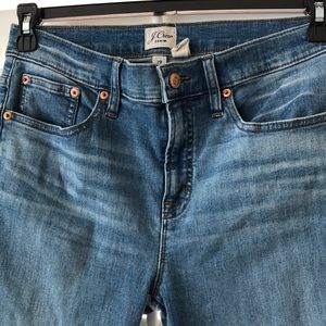 J. Crew 9” high-rise jeans